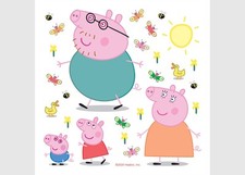 Peppa pig wall - peppa, stickers
