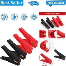 4 PCS 100A Jump Lead Clamps