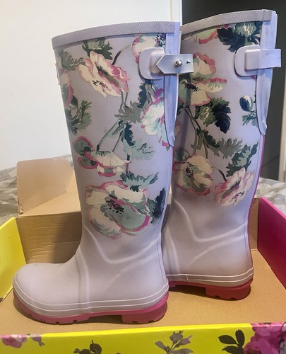 Joules wellington boots pretty - joules,