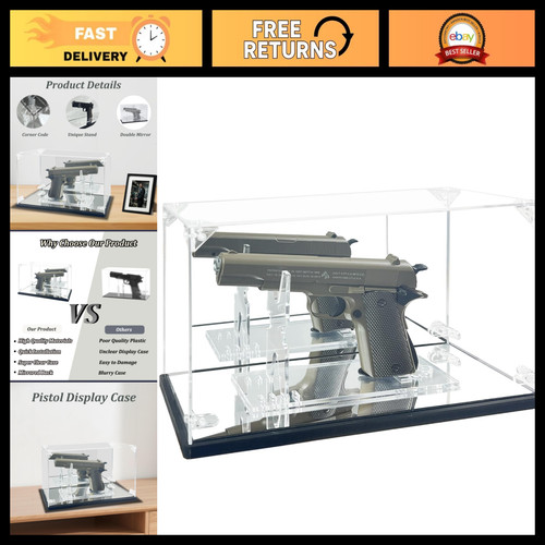 Acrylic pistol display - acrylic,