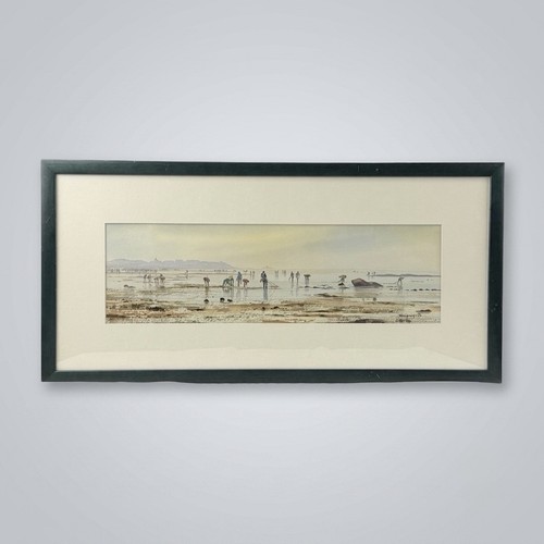 Antique watercolor painting - antique,