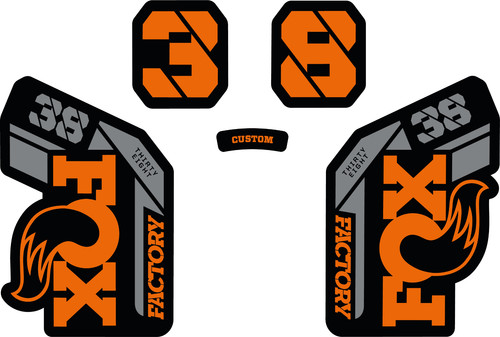 Fox factory forks decals - fox,