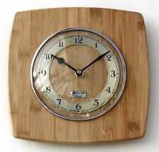 NEW 23cm Wooden Wall Clock - Retro Country Mid Century Style Vintage French Gift