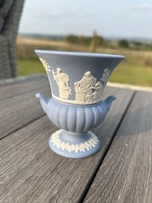 Wedgewood Blue Jasperware Urn