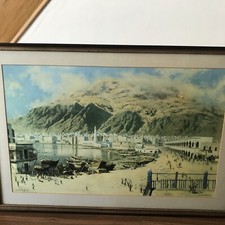 david shepherd rare Mukalla arabian port scene Signed Storage Locker Find