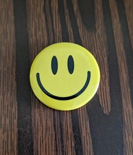 1.25" Pinback Buttons Happy
