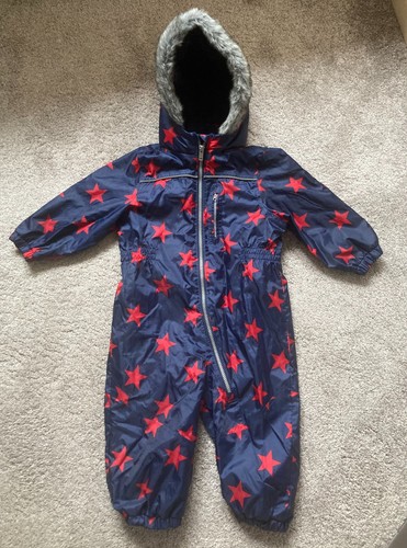 Next red star snowsuit - red, kid's