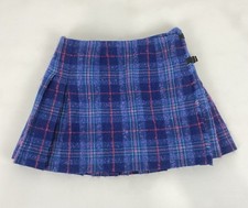 Ness Scottish Tweed Skirt Blue