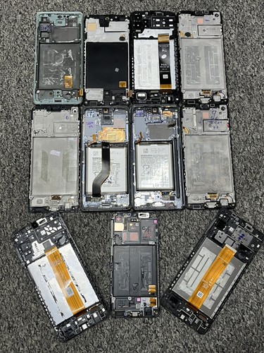 11x broken samsung - lcd, oled