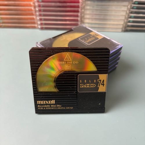 Joblot maxell minidiscs 74mins - maxell,