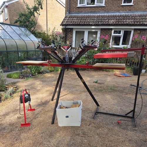 Screen printing carousel 5 - carousel,