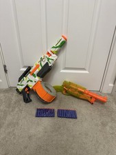 Nerf Guns Modulus with Attachment Magazine 30 Dart Drum and Shotgun Bundle Ammo