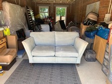 Elegant Duresta Ruskin 2 Seater Sofa - Duck Egg Blue - Extremely Comfortable - 