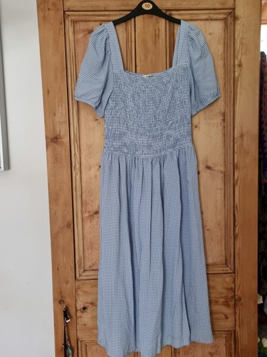 Womens milk maid style blue - style,