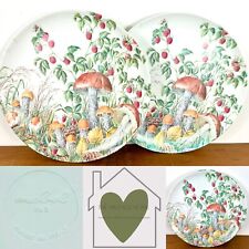 Mebel Vintage Mushroom Trays Set Of Two Made In Italy Melamine Autumnal design