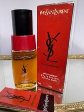 Pour Homme YSL edt 73 ml. Rare, vintage 1970s. Sealed (not used) bottle.