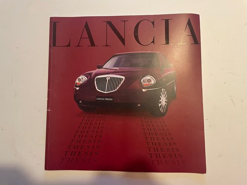 Lancia thesis sales - sales, brochure