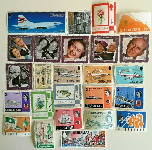 Gibraltar stamps collection - stamps,