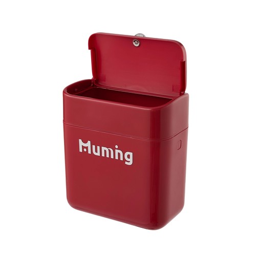 Wall mount hanging trash - wall,