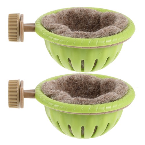 2pcs plastic canary - plastic, small