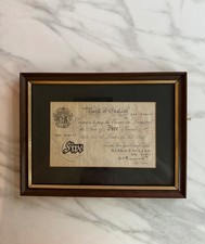 Framed Bank of England White