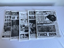 VINTAGE6X Daily Mirror Pages