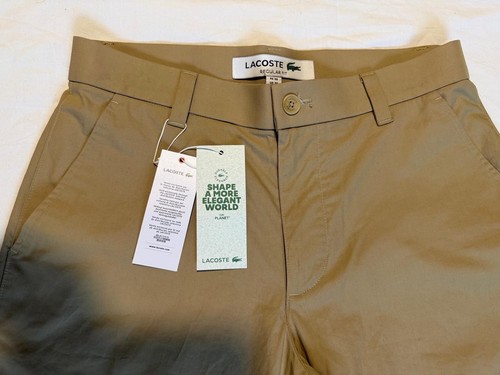 Lacoste beige cotton twill - lacoste,