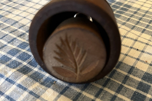 Antique miniature butter mold - miniature,