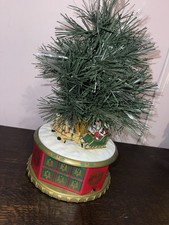 Vintage Fibre Optic 1996 Avon Christmas Tree Musical Advent Calendar WORKING