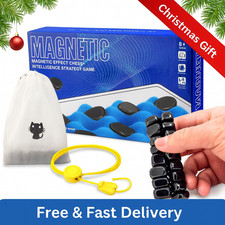 Magnetic String Game with 20 Large Stones Travel Bag Fun Family Christmas Gift