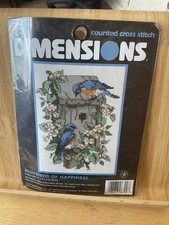 Cross Stitch Kit Bluebirds of