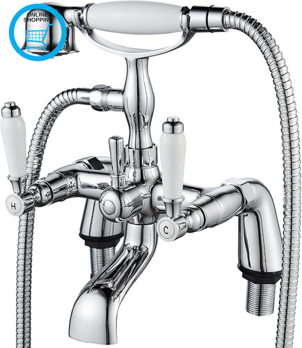 Traditional bathtub mixer tap - mixer,