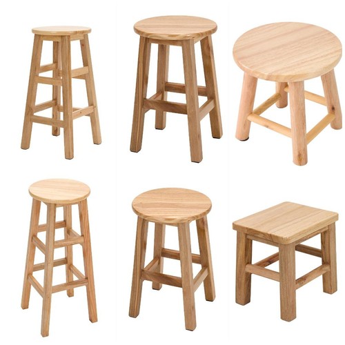 Wooden bar stool - stool, pub