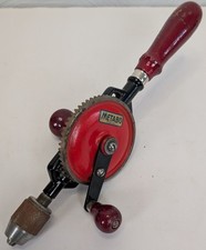 Vintage Metabo Hand Drill Antique Tool Made in Germany 12.5in Long Ap1