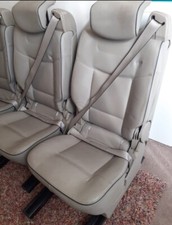 Luxurious rear van seats x2 FULL LEATHER vito t4 t5 viraro any van campervan