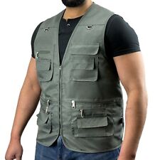Mens Multi Pocket Utility Vest