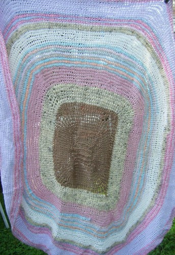 Vintage granny knit - granny, blanket