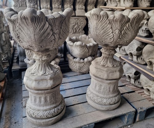 Two large tulip - large, vase