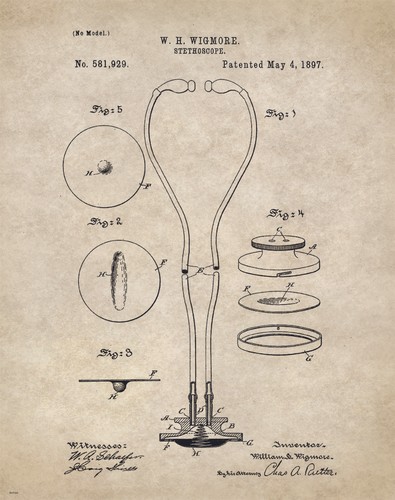 Medical doctor patent poster - doctor,