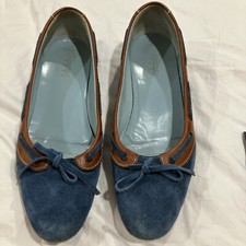 Lambertson Truex Ballet Flats Sz 9 Bellamy Blue Haze Driving Shoes EU Sz 39