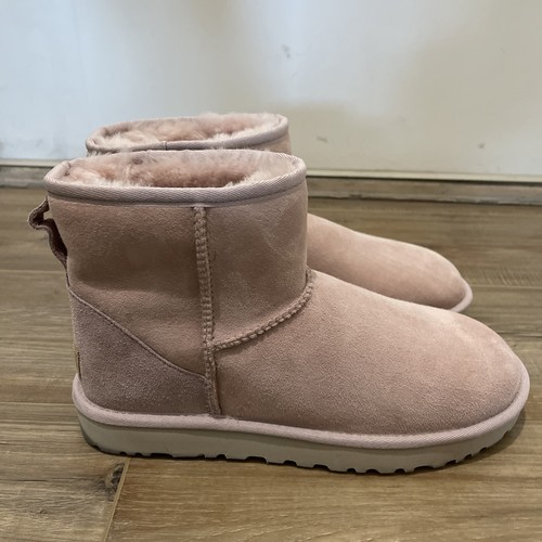 Ugg classic pink leather - pink,