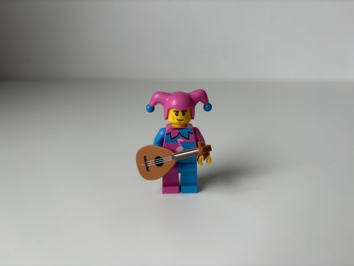Lego castle jester with - with, lute