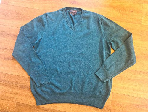 Men green cotton knit - men's,