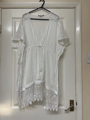 New look white boho crochet - new,
