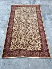 Vintage Traditional Handmade Shirazi Pure Wool Mahal Rug Boho Decor Carpet