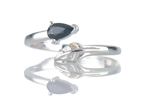 Sterling silver sapphire - sterling, ring