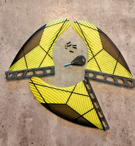 Surfboard fins thruster - surfboard,