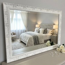 LARGE Antique White French