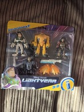 Disney Pixar Lightyear Movie Imaginext Lightyear Vs Zap Patrol Figure 4 Pack NEW