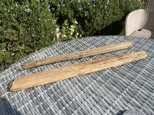 Pieces long flat driftwood - flat,